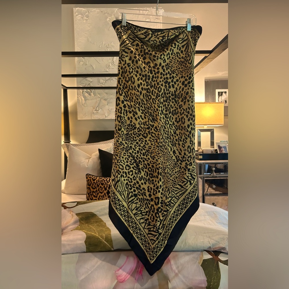 Lynda Procanik silk strapless dress
